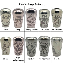 custom designed bucket bong bowls