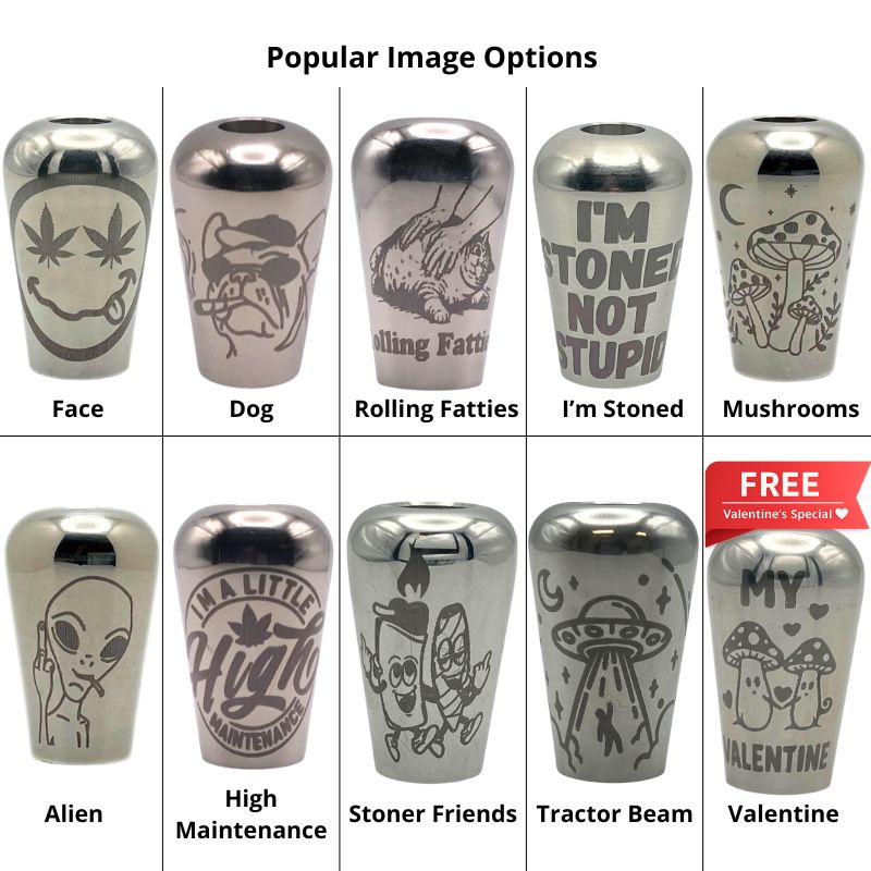 custom designed bucket bong bowls