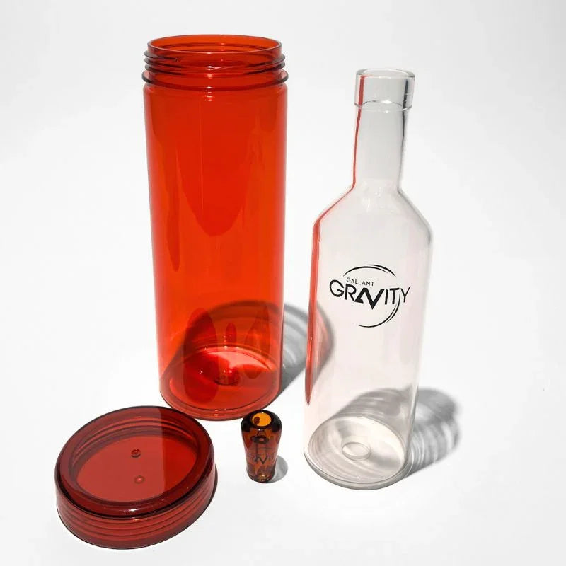 Amber Bucket Bong - Gallant Gravity 