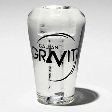 clear glass gallant greeb gravity bong bowl