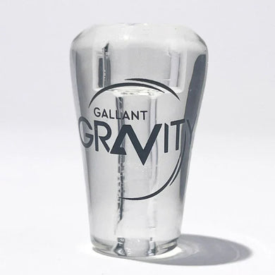 clear glass gallant greeb gravity bong bowl
