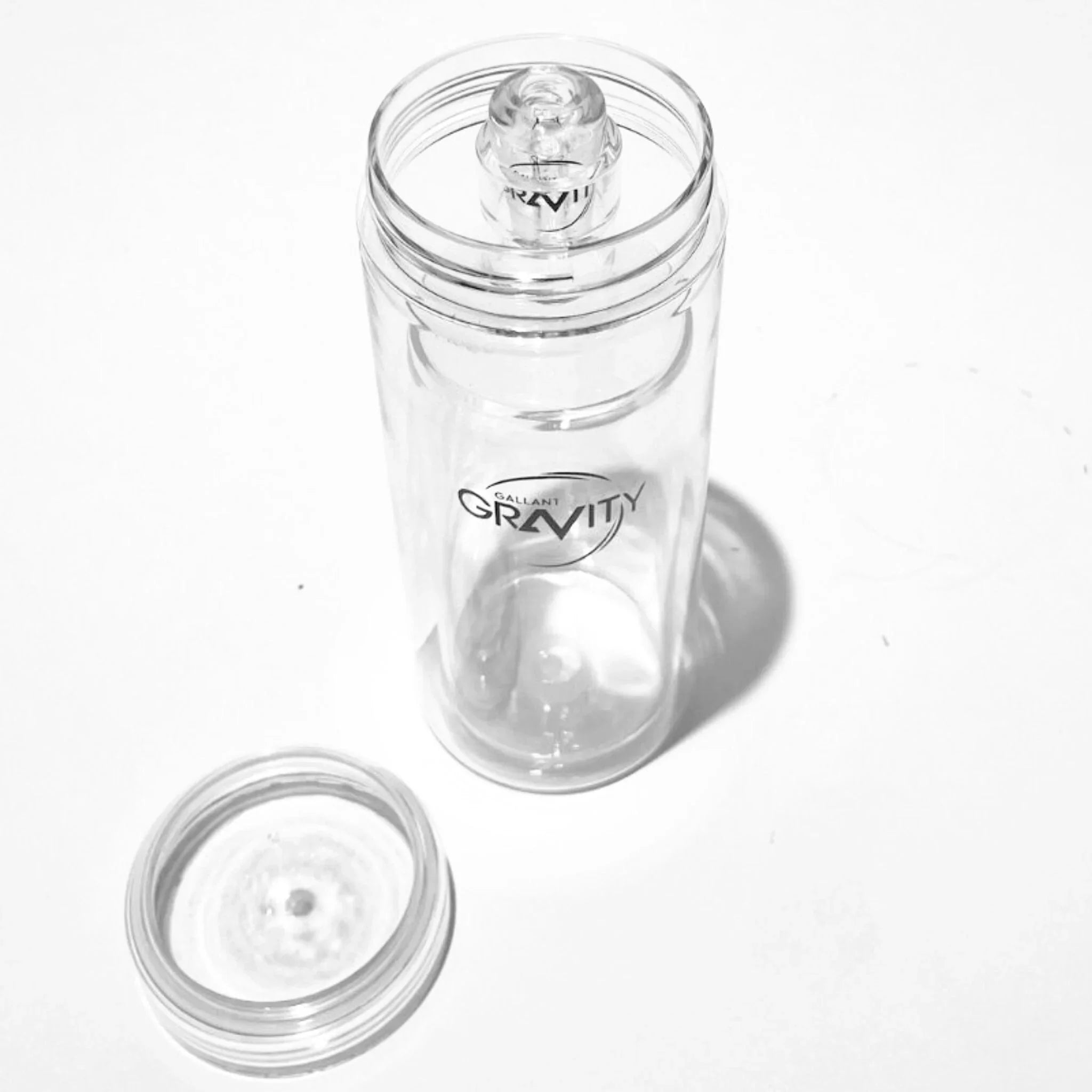 gallant glass gravity bong travel edition in crystal