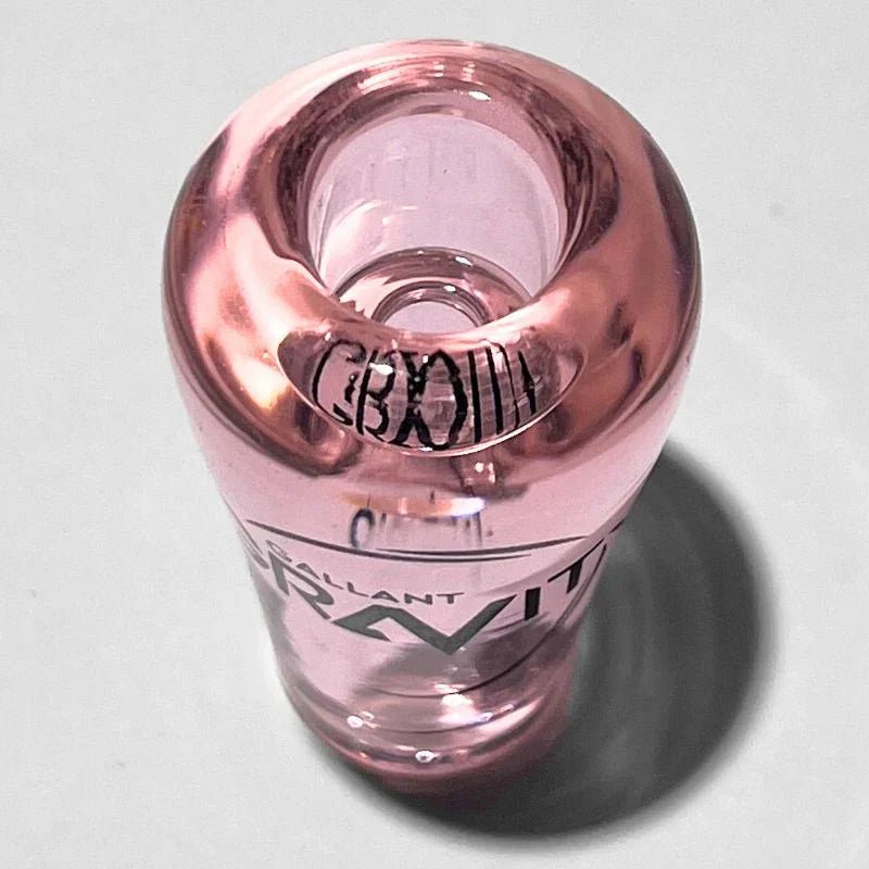 pink glass greeb gravity bong bowl