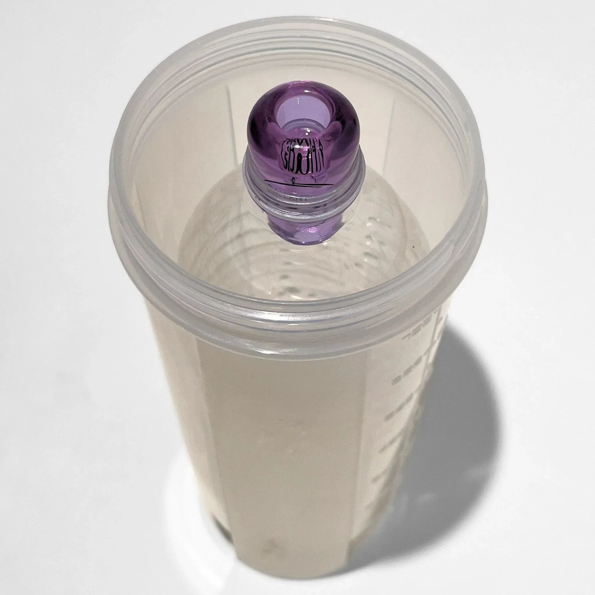 Amethyst glass geeb bowl