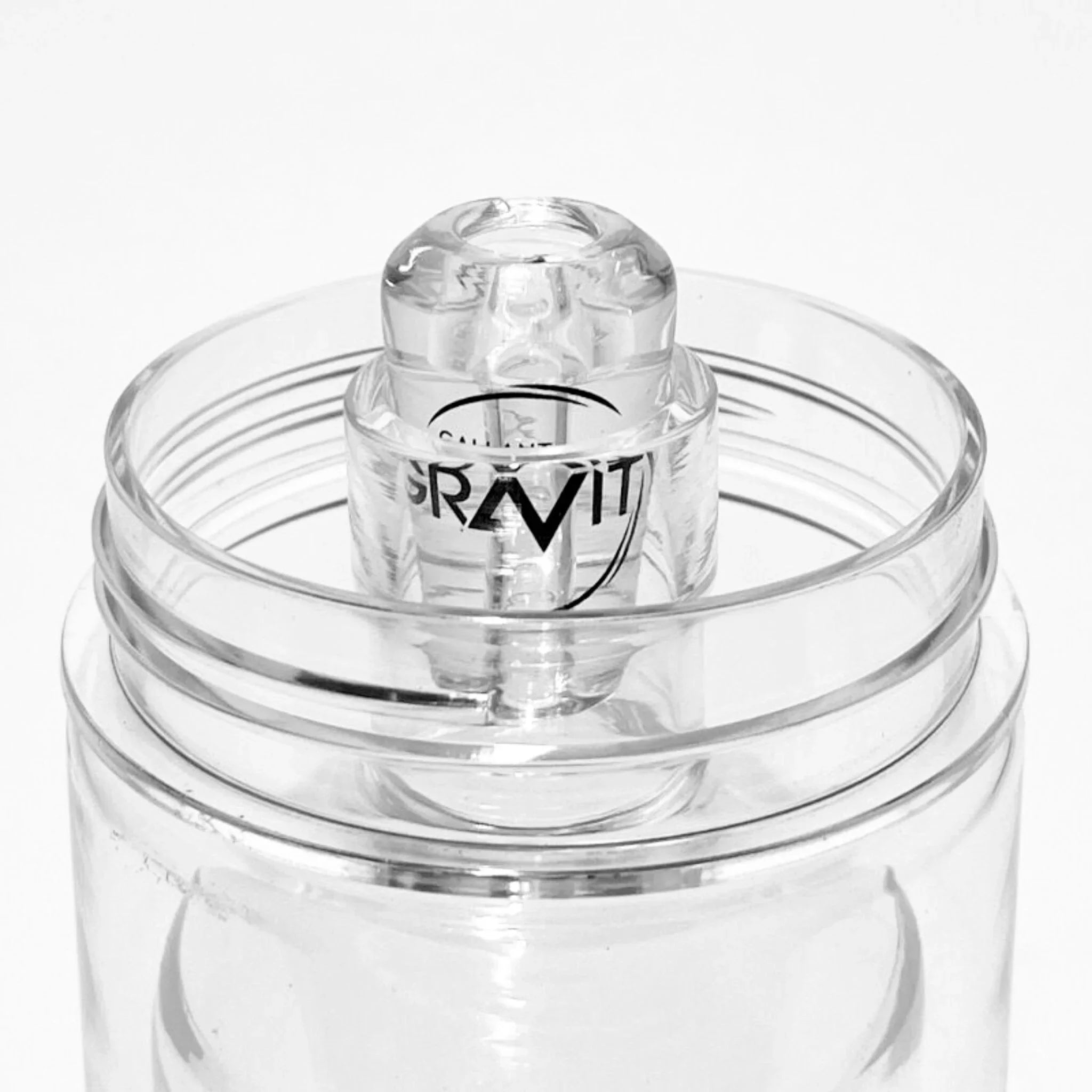 glass bowl in travel gravity bong crystal