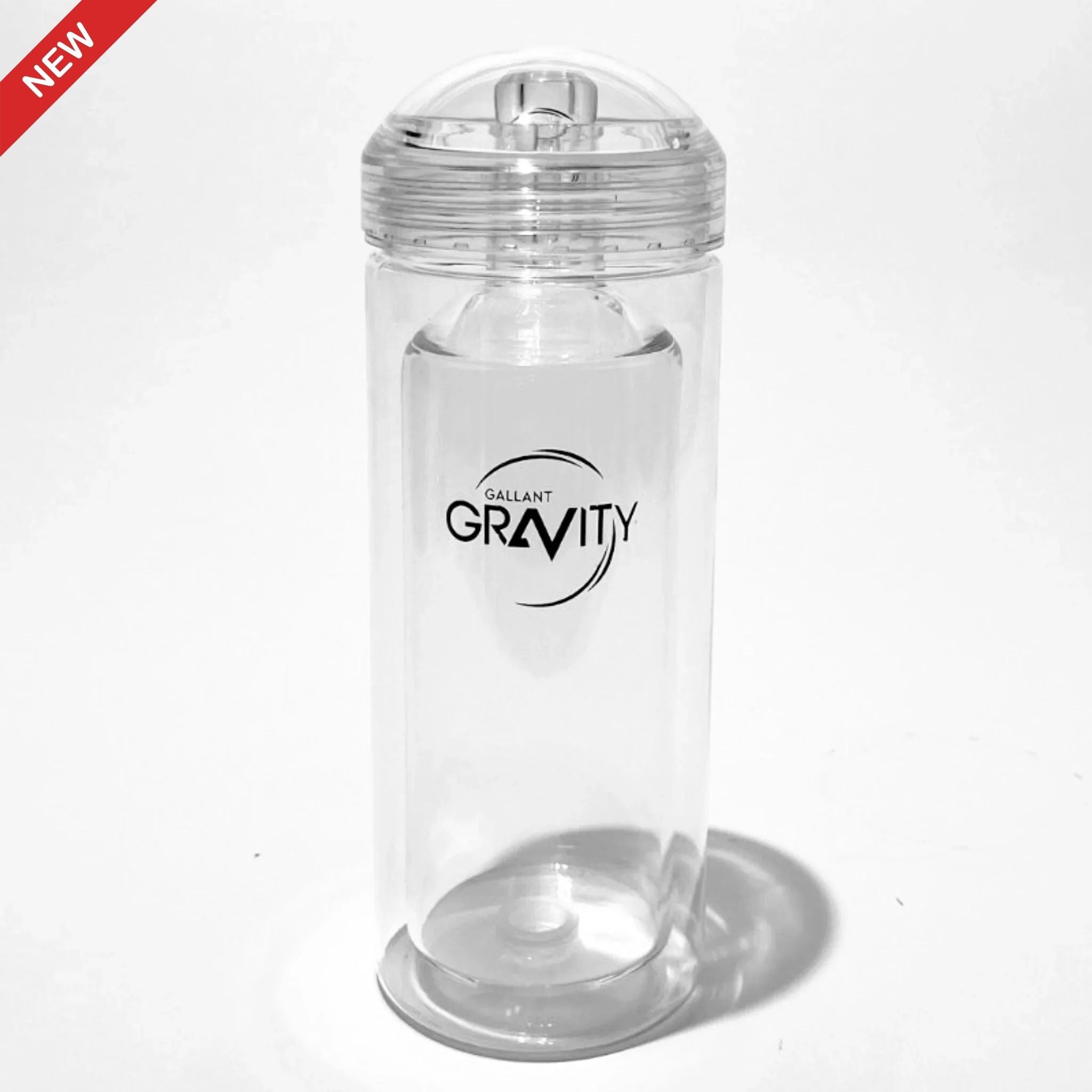 Crystal gallant glass gravity bong travel edition