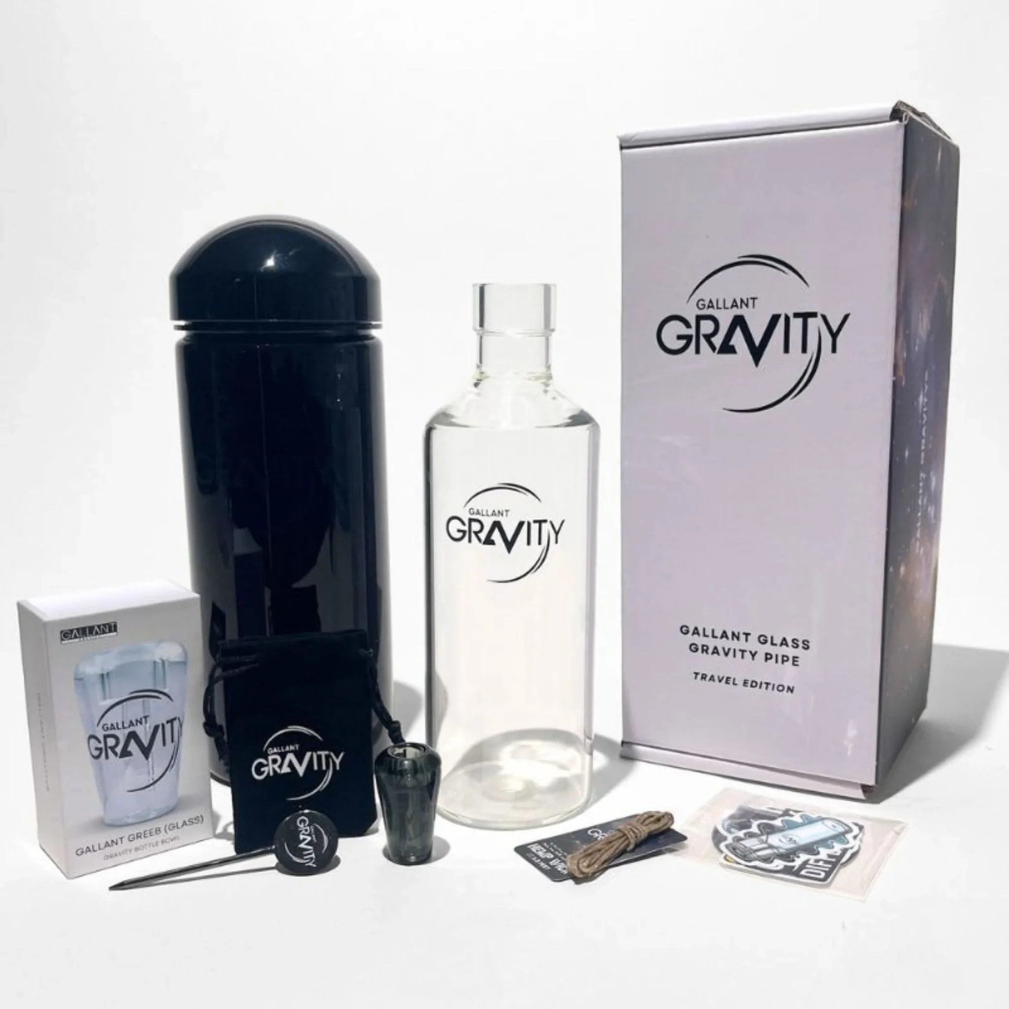 stealth travel gravity bong kit